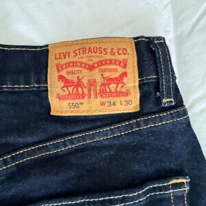 Brand New Mens Levis 550 Jeans 34x30